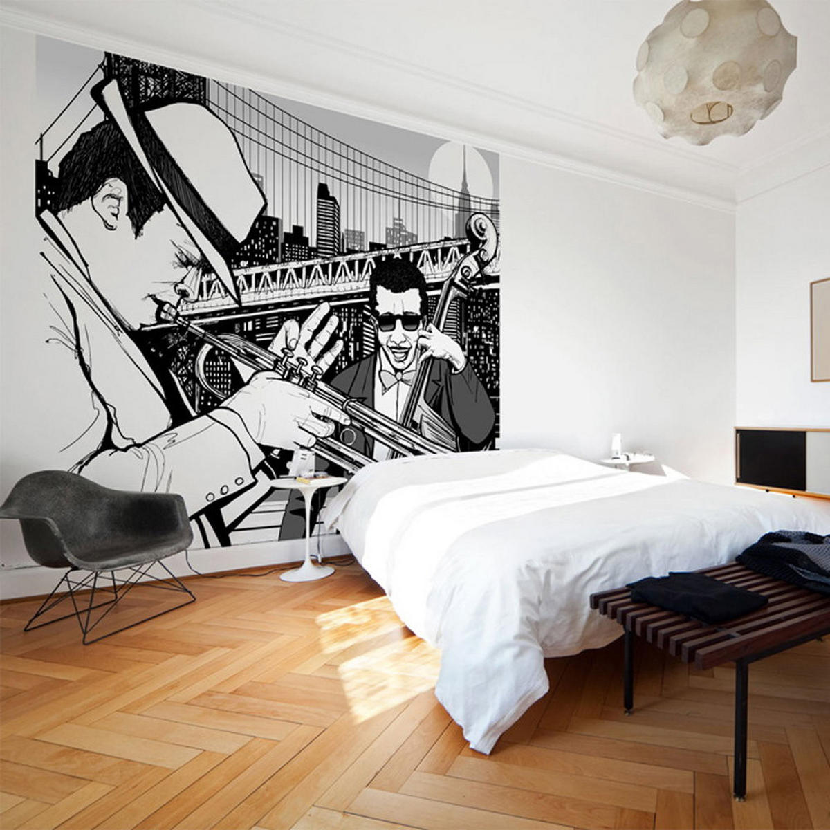 VLIESTAPETE 250/193 cm - Schwarz, Textil (250/1cm) - KUNSTLOFT