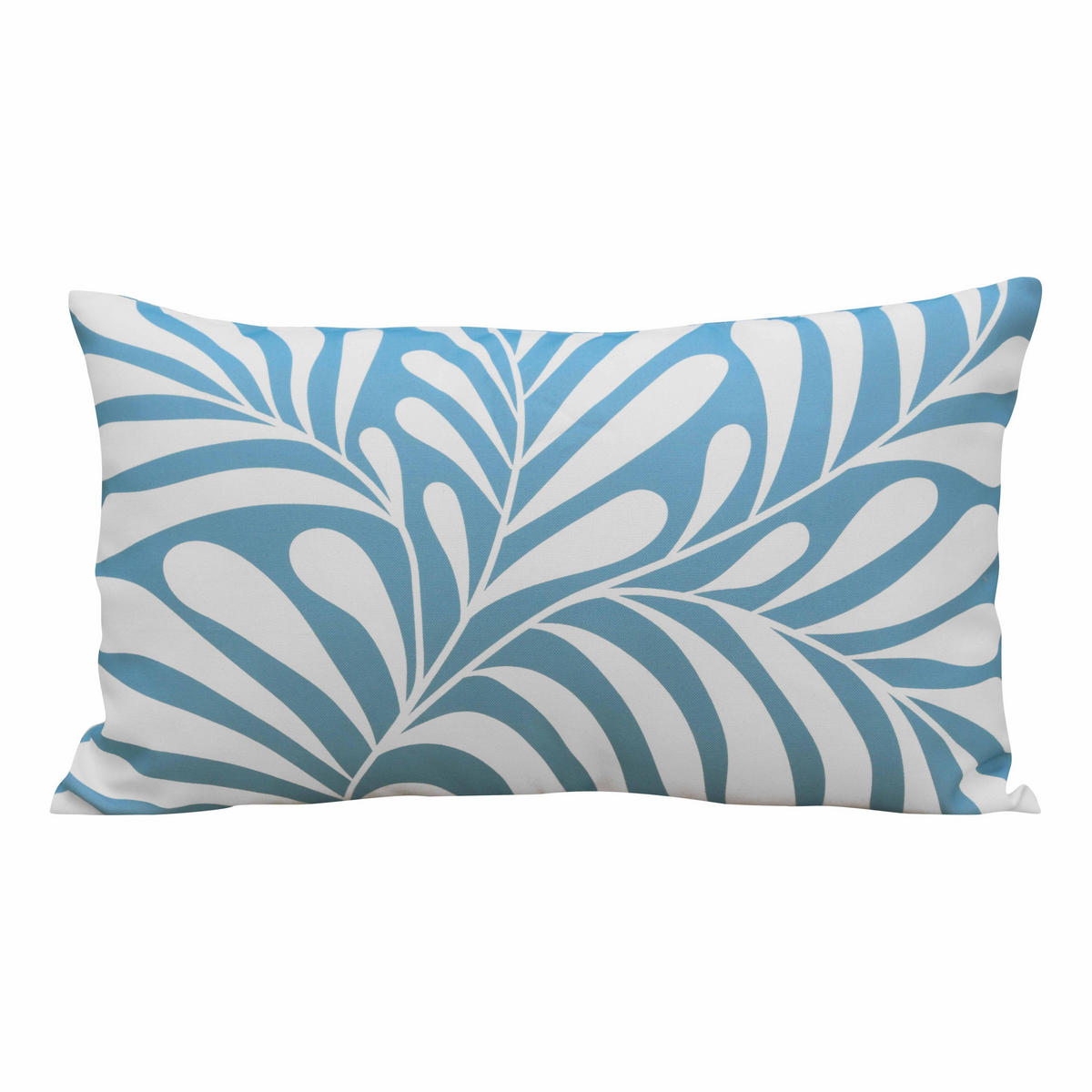 KISSEN 2-tlg., Hellblau - Blau, Textil (30/50cm) - Oviala