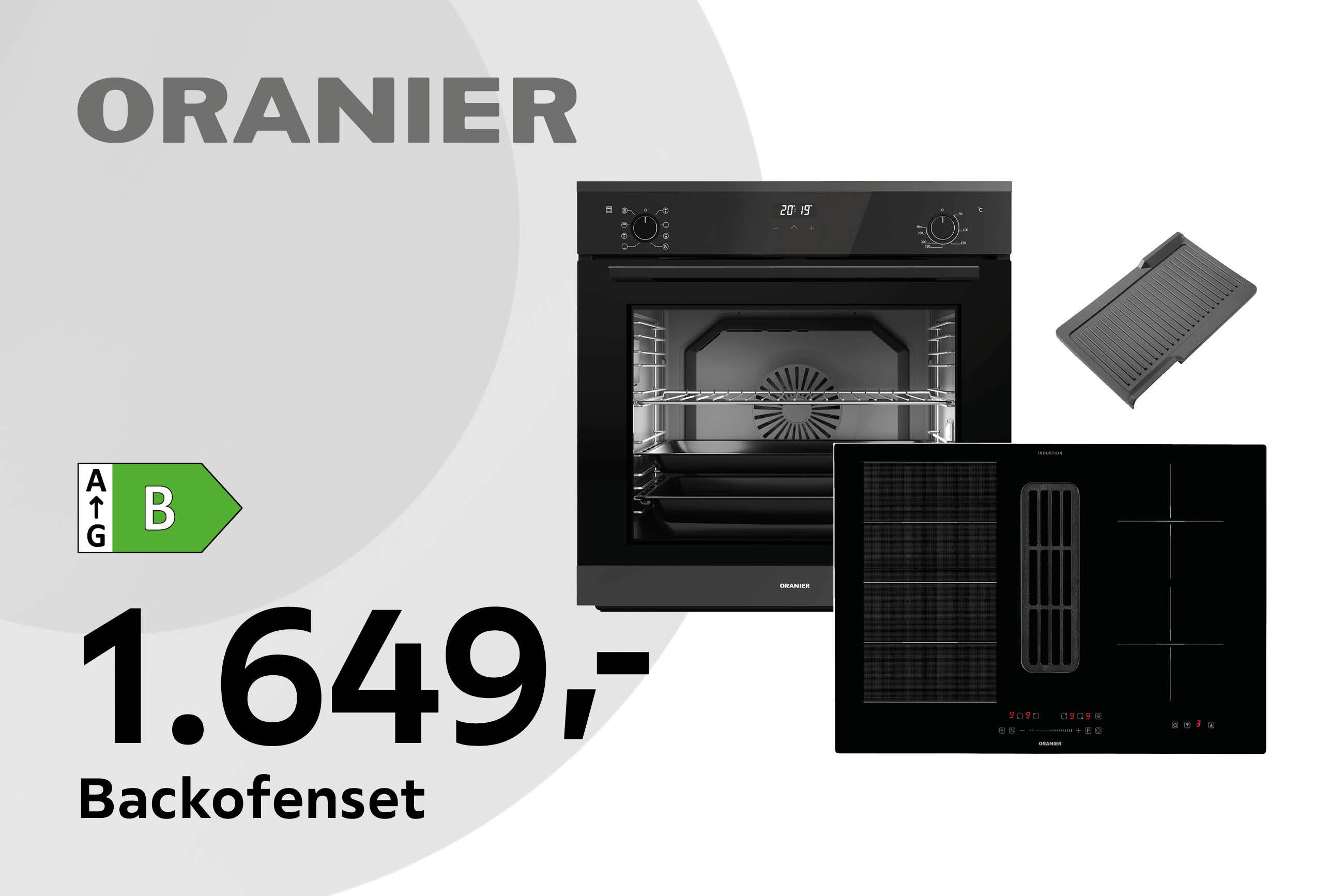 Backofenset Oranier 1.649,- EEF: B