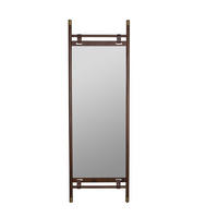 STANDSPIEGEL Riva Rechteckig 180x59,5 cm - Goldfarben, Holz (59.5/130/3.5cm) - Dutchbone
