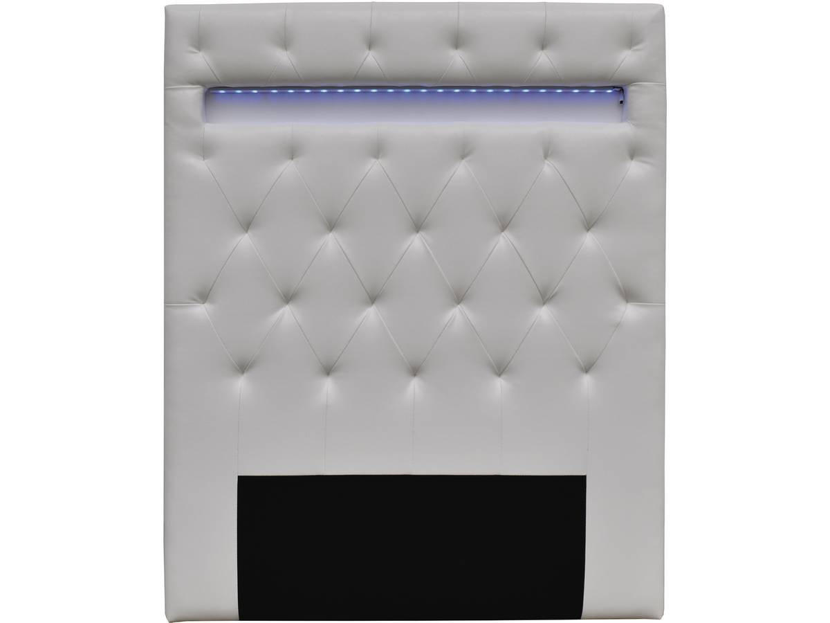 KOPFTEIL Déco LED Schwarz - Schwarz, Kunststoff (149/120/8.5cm) - Habitat Garten