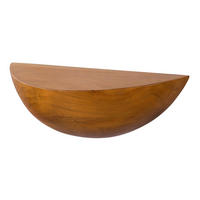 WANDREGAL Akazie 50x15x15 natur lackiert MONTREAL #138 - Naturfarben, Holz (50/15/15cm) - Massivmoebel24