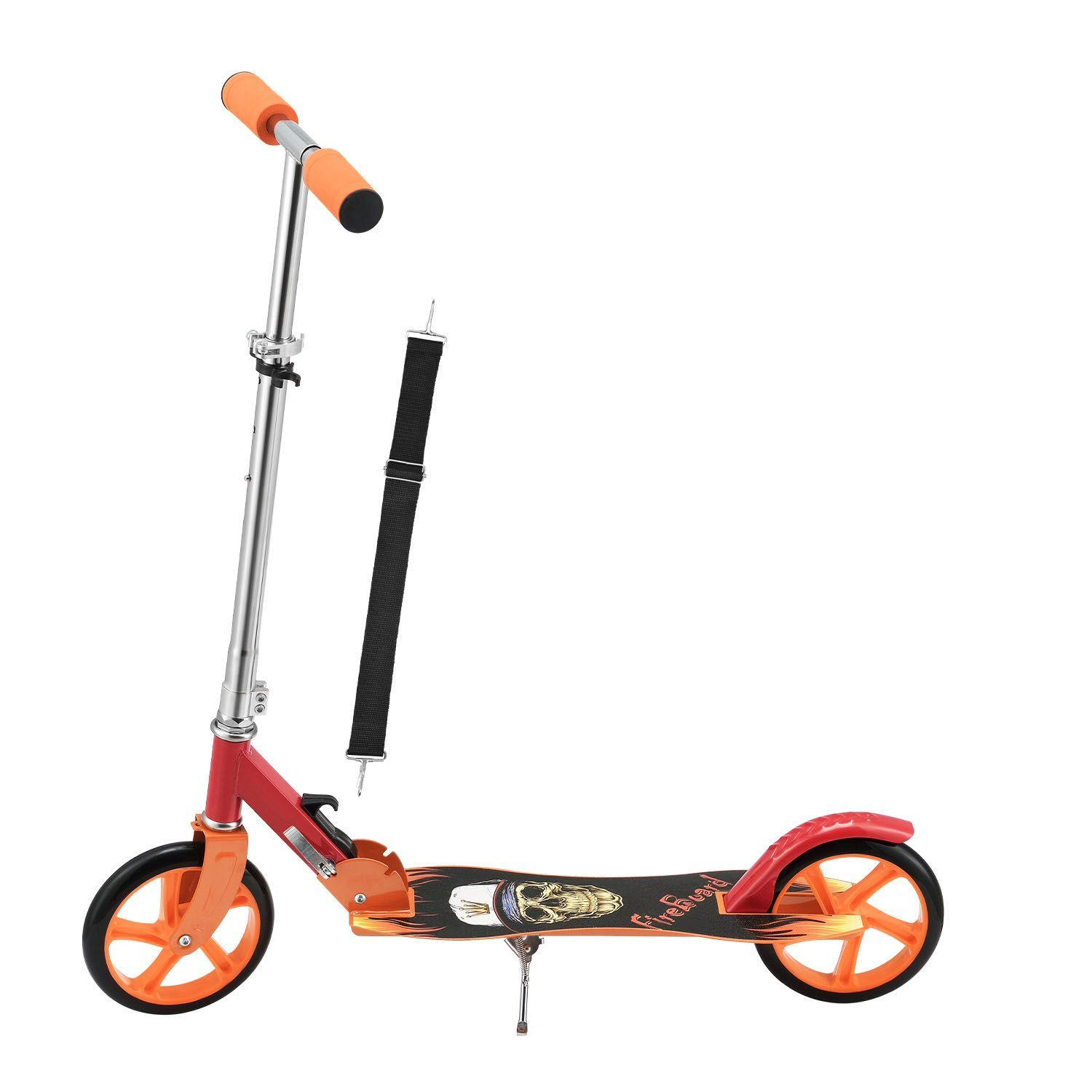 CITYROLLER Fire schwarz/ rot - Schwarz, Metall (88/27/106cm) - Artsport