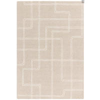 TEPPICH Wohn-/Schlafzimmer reine Wolle GROOM Beige 200 x 290 cm - Beige, Naturmaterialien (200/290cm) - Novatrend