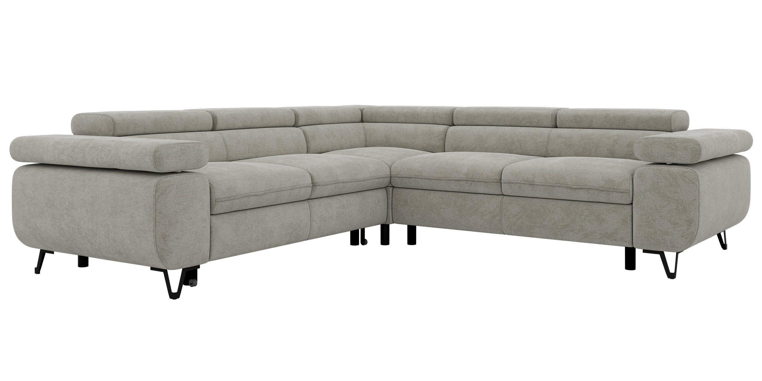 MKS Ecksofa Hellgrau 269x269 cm