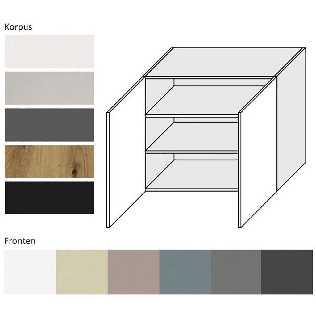 Thumbnail - Feldmann-Wohnen Küchenhängeschrank, Creme, Weiß, Holz, 2 Fächer, Rechteckig, 90x72x32.5 cm, Küchen, Küchenmöbel, Küchens...