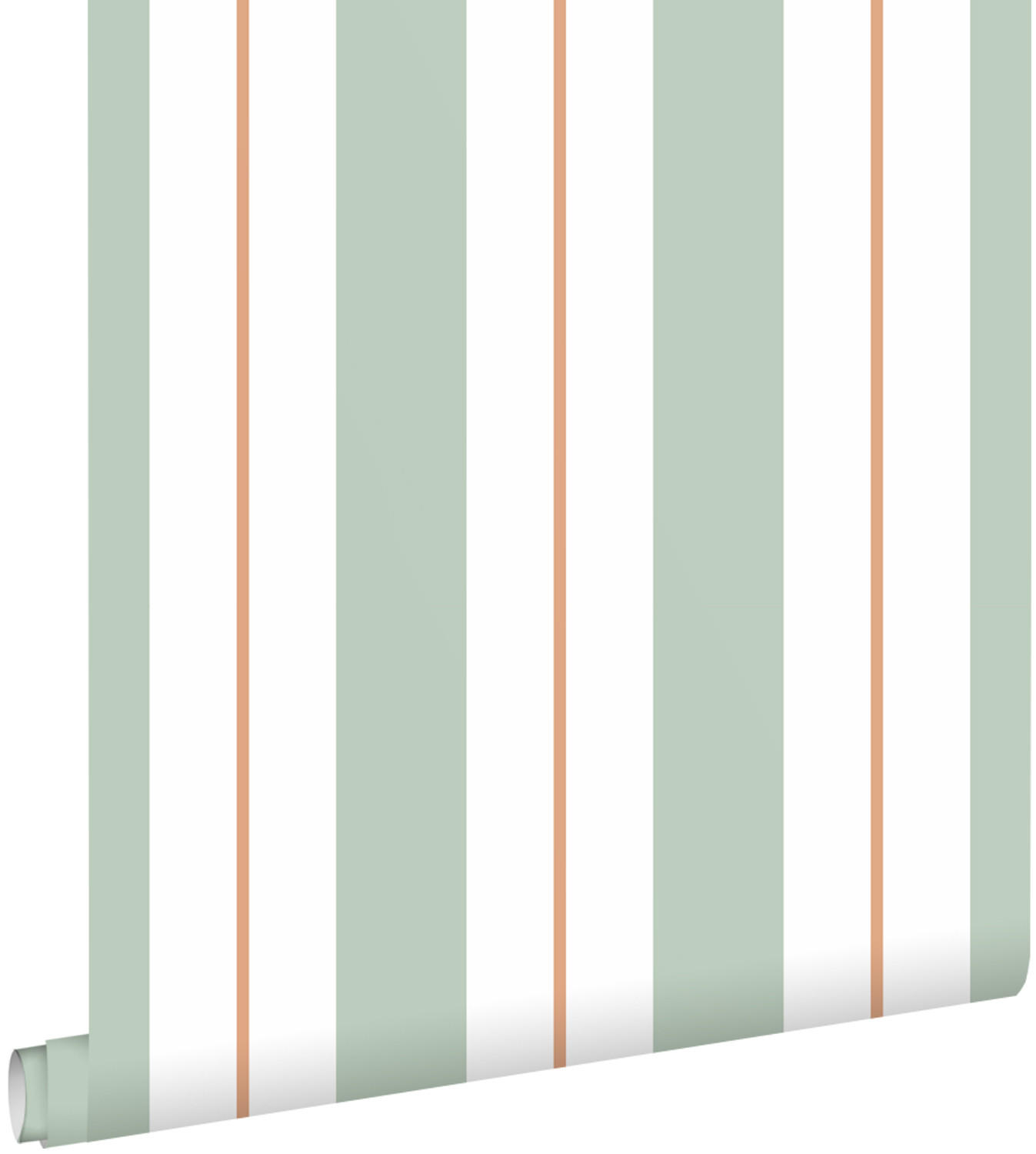 TAPETE Streifen 50 x 900 cm - Grün, Papier (50/900cm) - ESTAhome