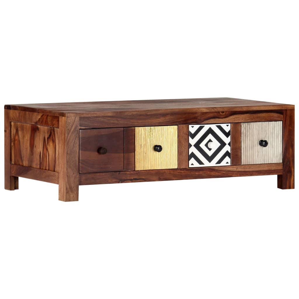 furnicato Couchtisch Braun 50x30x90 cm