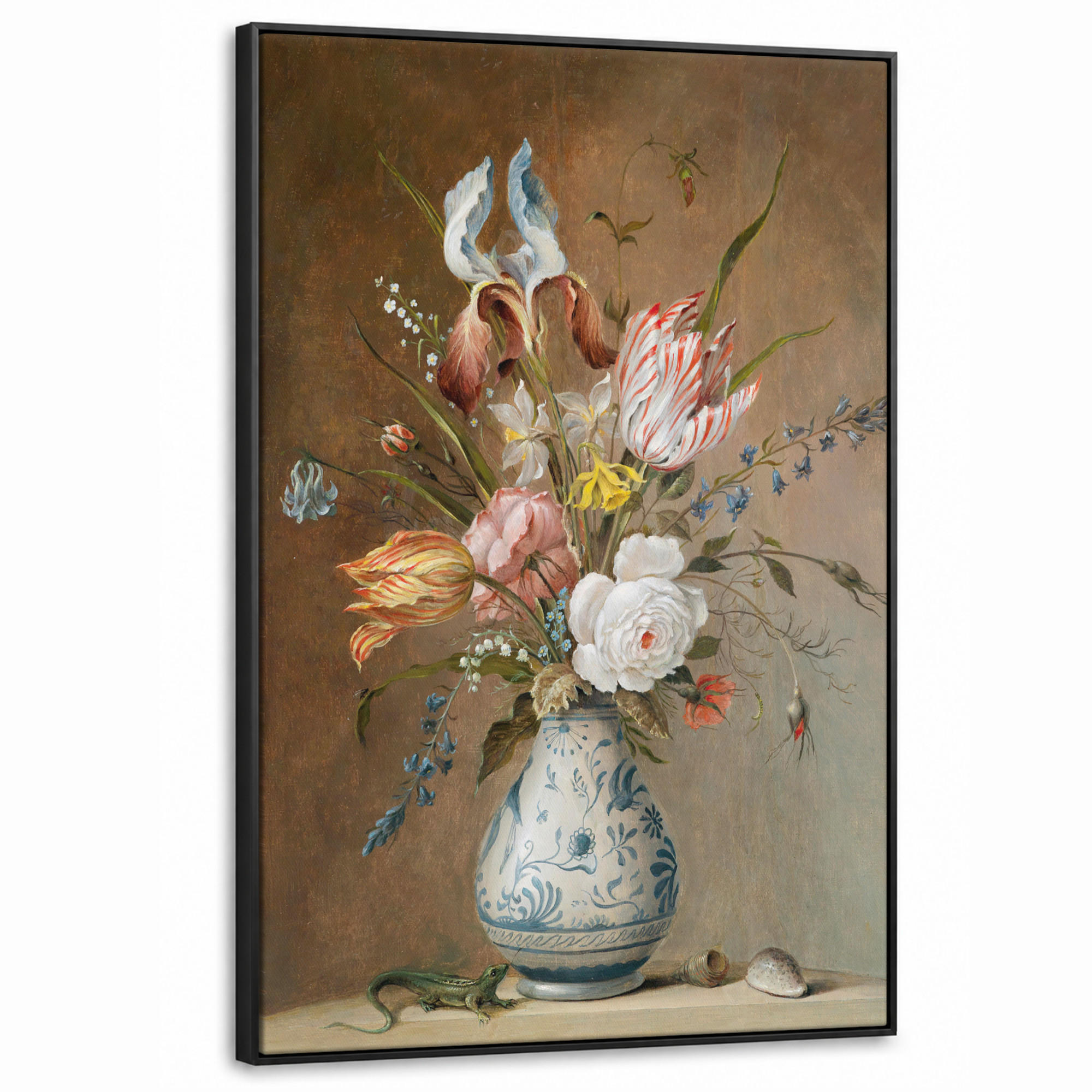 MuchoWow Leinwand Hellbraun 80x120 cm