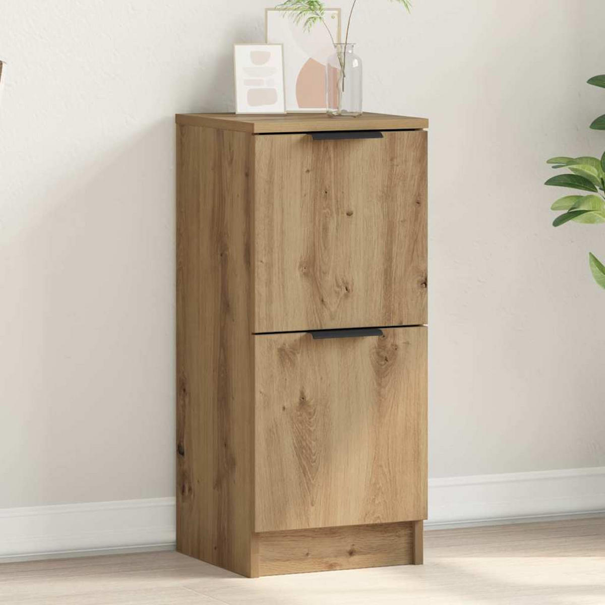 SIDEBOARD Artisan-Eiche 30/30/70 Cm Holzwerkstoff - Braun, Holzwerkstoff (30/70/30cm) - vidaXL