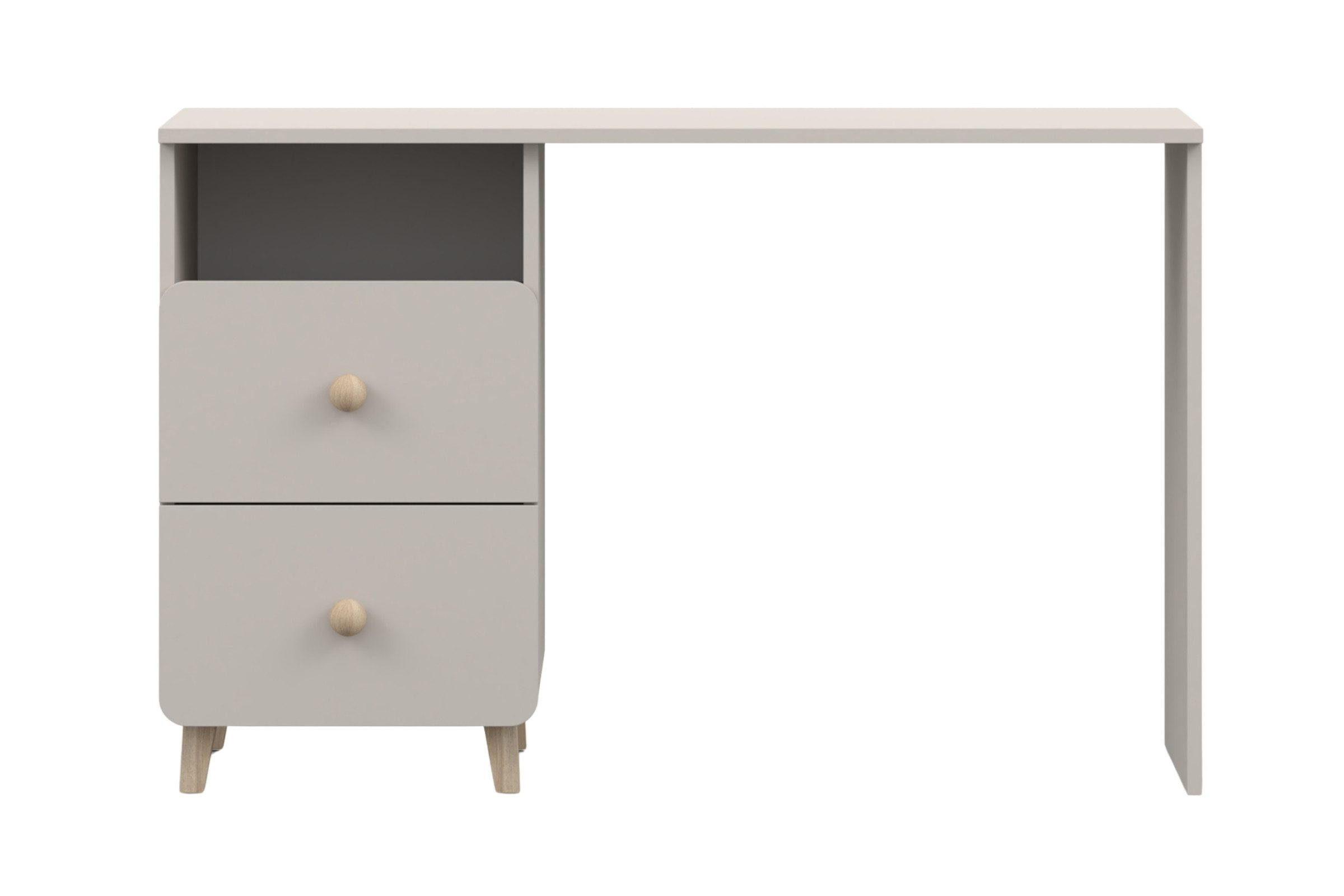 KINDERSCHREIBTISCH MARCO 03 110/75/50 cm in Kaschmir - Kaschmir, Holzwerkstoff (110/75/50cm) - Deine Möbel 24