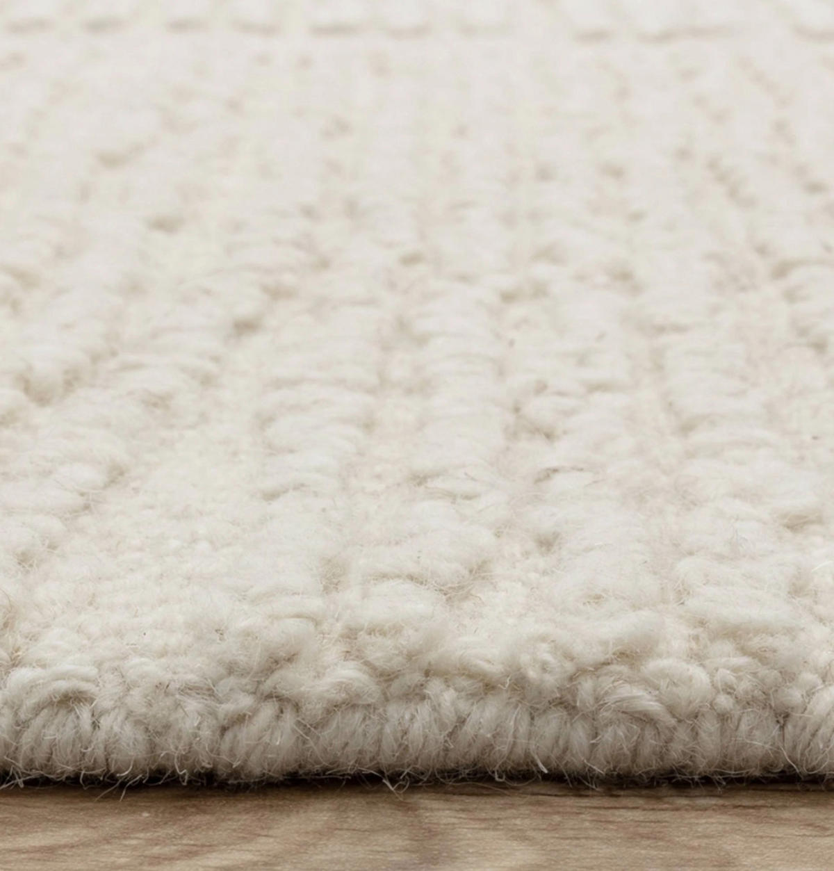 TEPPICH handgetuftet APEX Weiß 160 x 230 cm - Weiß, Naturmaterialien (160/230cm) - Novatrend