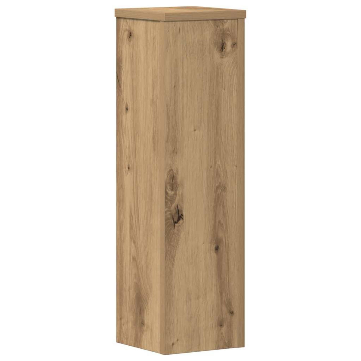 PFLANZENSTÄNDER 2er Set Artisan-Eiche 17/17/60 Cm Holzwerkstoff - Braun, Holzwerkstoff (17/60/17cm) - vidaXL