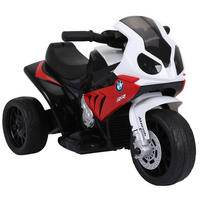 ELEKTRO KINDERMOTORRAD, Schwarz/Rot, PP+ Stahl - Rot, Kunststoff (66/37/44cm) - HOMCOM