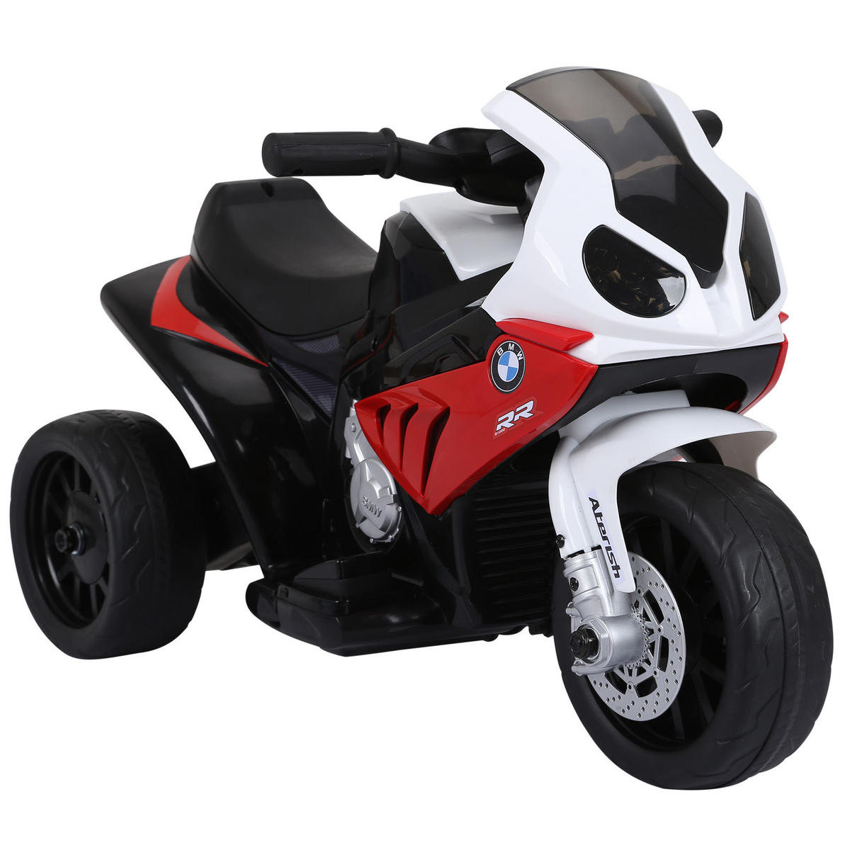 ELEKTRO KINDERMOTORRAD, Schwarz/Rot, PP+ Stahl - Rot, Kunststoff (66/37/44cm) - HOMCOM