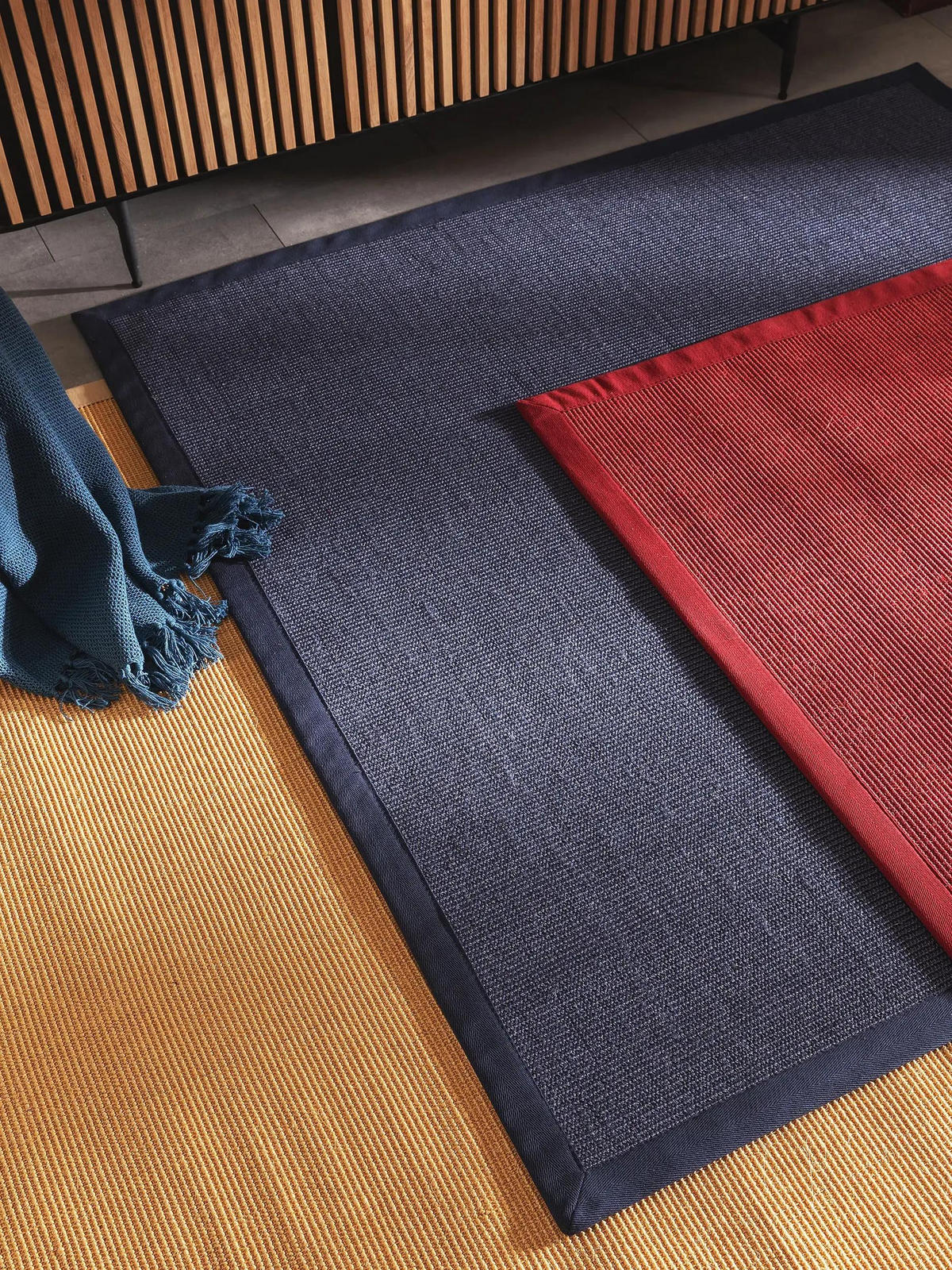 SISALTEPPICH Sana Blau 160x230 cm - Blau, Textil (160/230cm) - benuta Nest