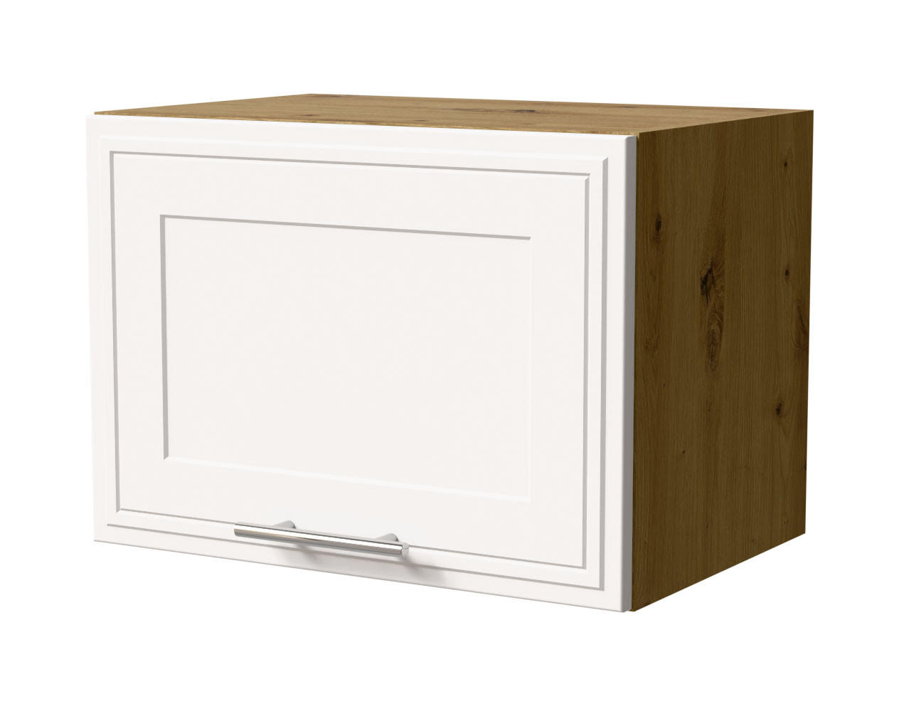 KLAPPHÄNGESCHRANK Salo W4B/50 Eiche Artisan / Weiß Matt 50 / 32,5 / 36cm - Eiche Artisan/Weiß, Holz/Holzwerkstoff (50/36/32.5cm) - Feldmann-Wohnen