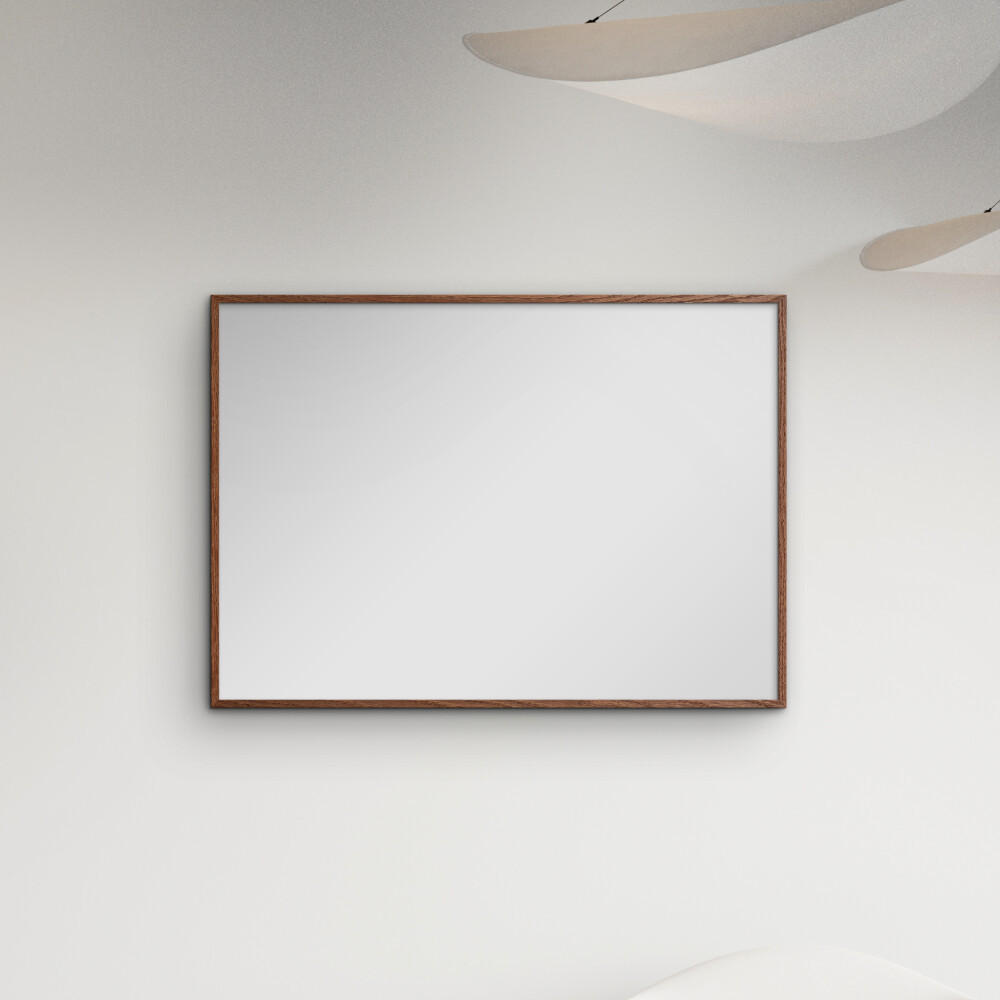 SPIEGEL - Dunkles Eichenholz - Eichefarben, Holz/Papier (21/29.7/2cm) - Poster&Frame