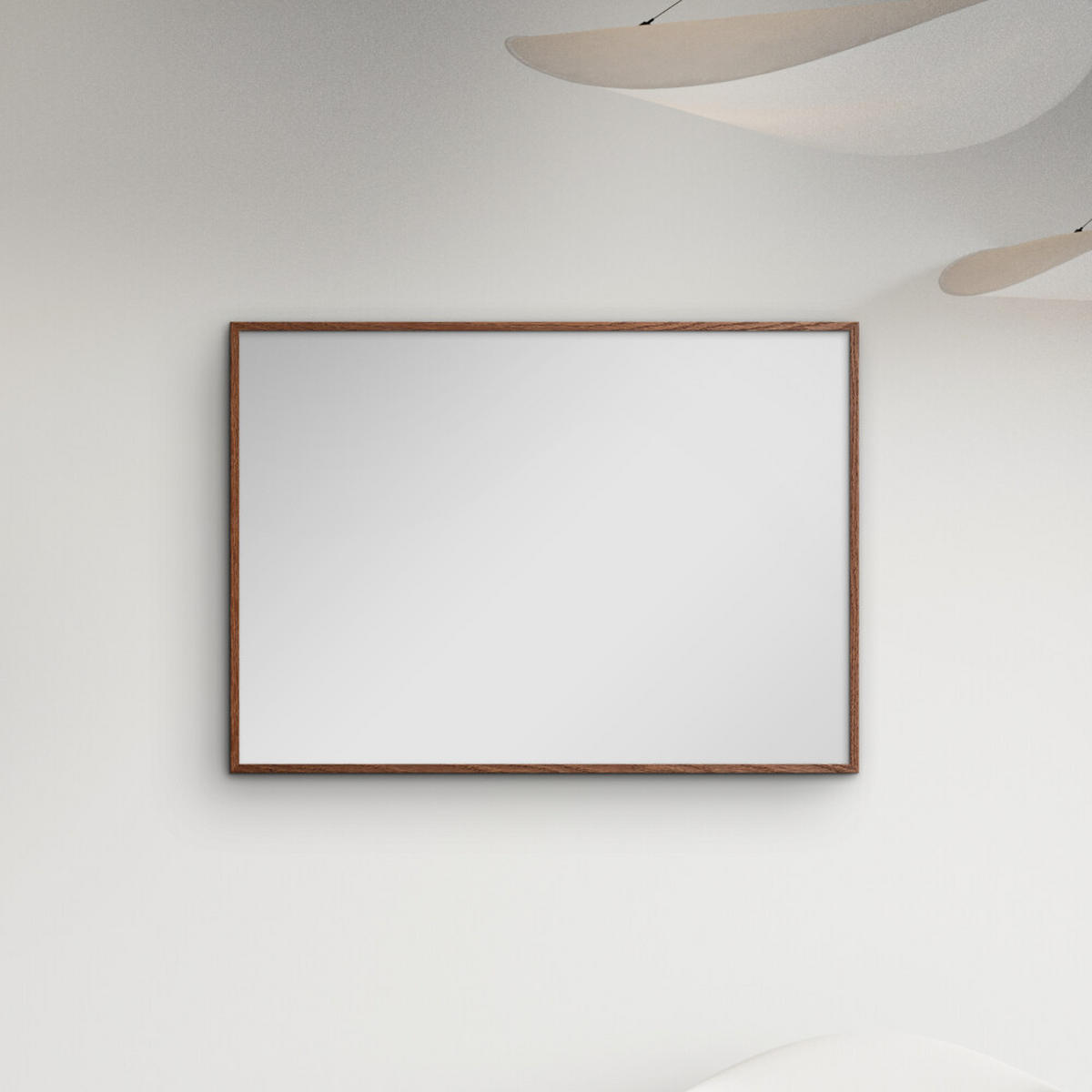 SPIEGEL - Dunkles Eichenholz - Eichefarben, Holz/Papier (21/29.7/2cm) - Poster&Frame
