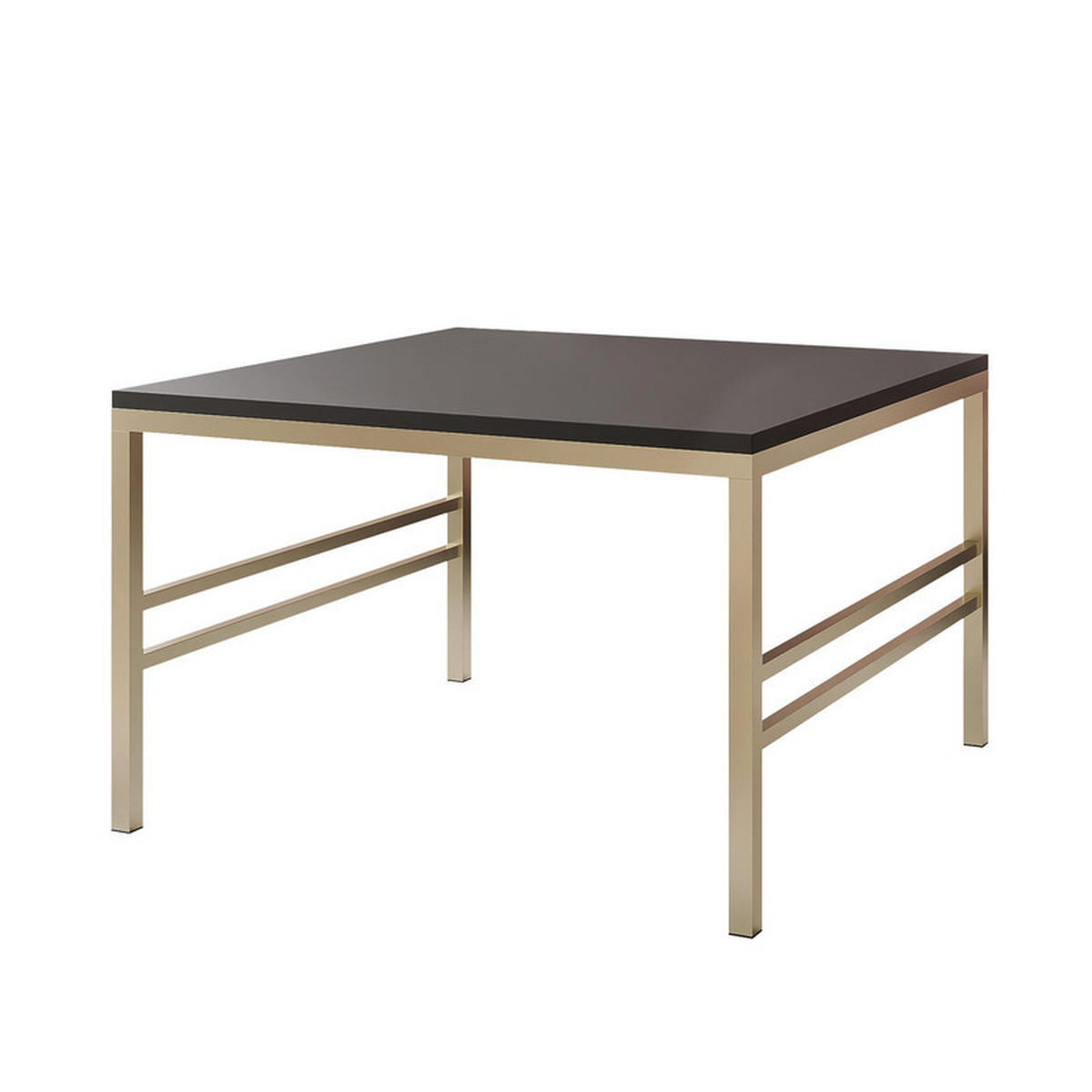 COUCHTISCH FORMA 70/70 cm Quadrat, Gold / Kaschmir - Kaschmir/Goldfarben, Metall (70/70/46cm) - Idohome