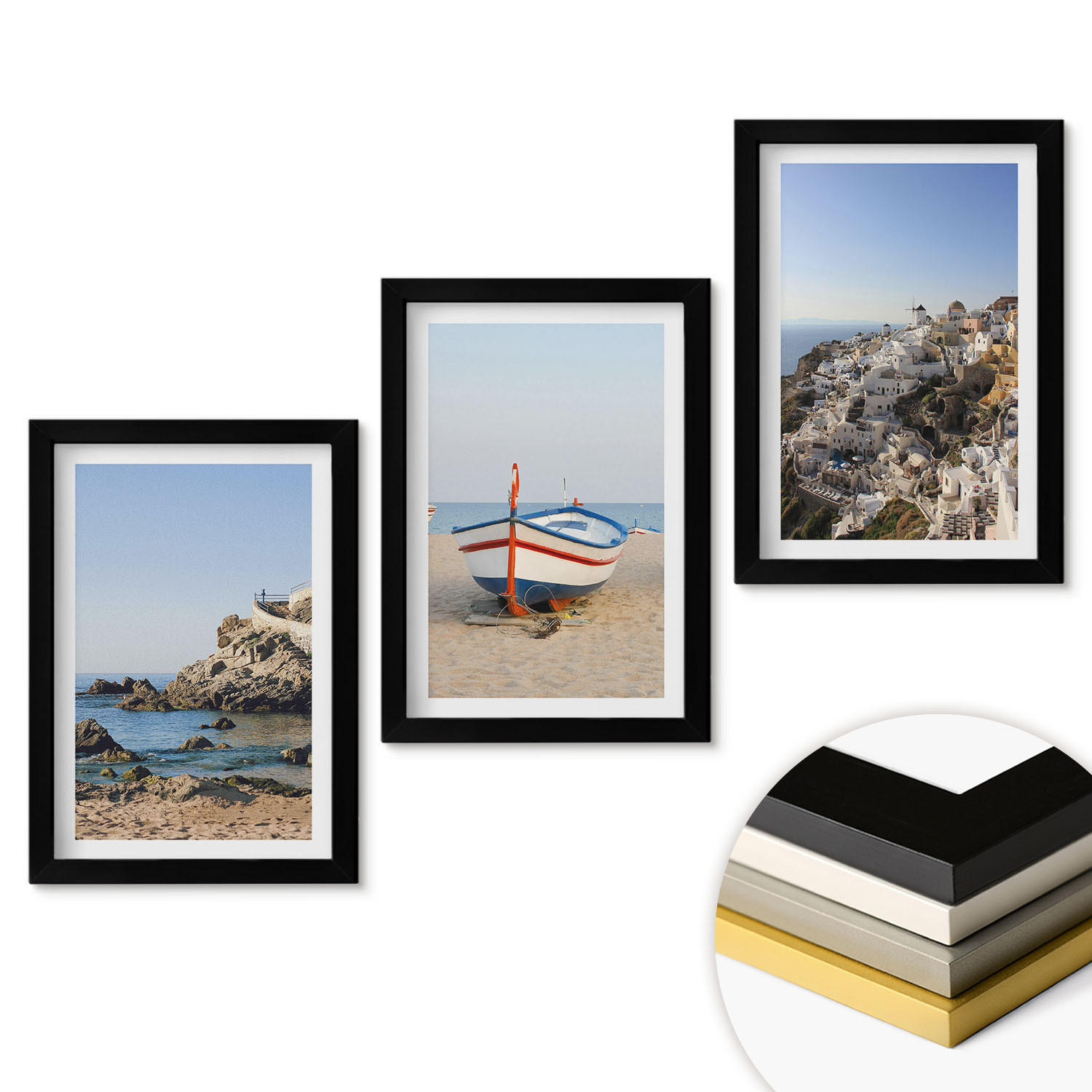ArtPrintCave Wandbilder Schwarz 20x30 cm