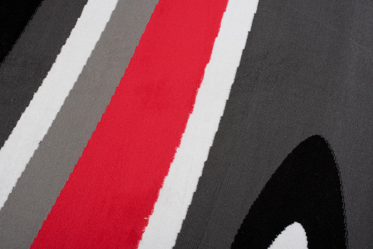 TEPPICH MAYA Rot Streifen Gestreift 200/200 cm - Rot, Textil (200/200cm) - Tapiso