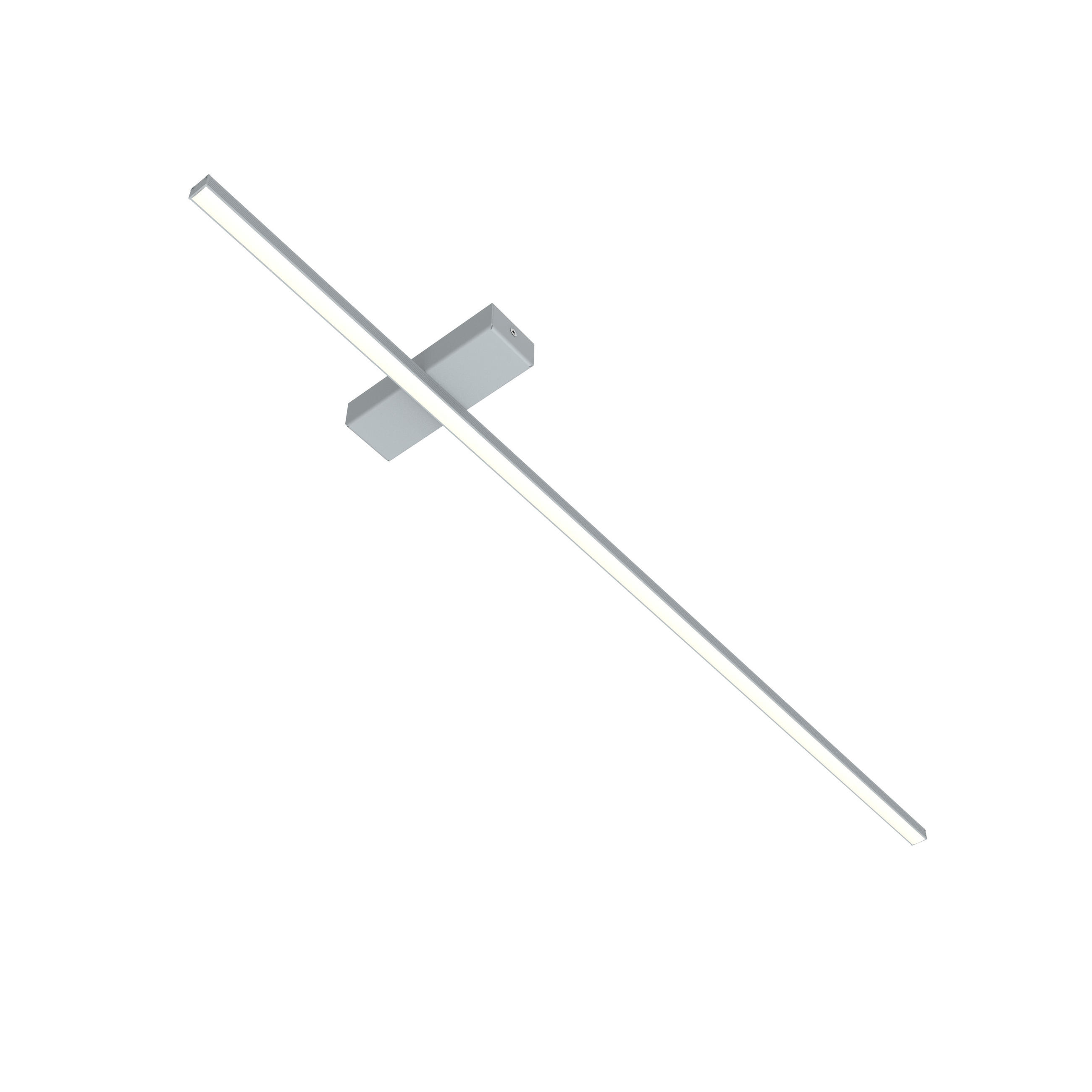 Lumicom Led-Deckenleuchte Grau 100x2x2 cm