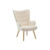 SESSEL - Stoff - Beige - VATELY - Beige, Textil (78/95.5/69cm) - Vente-Unique