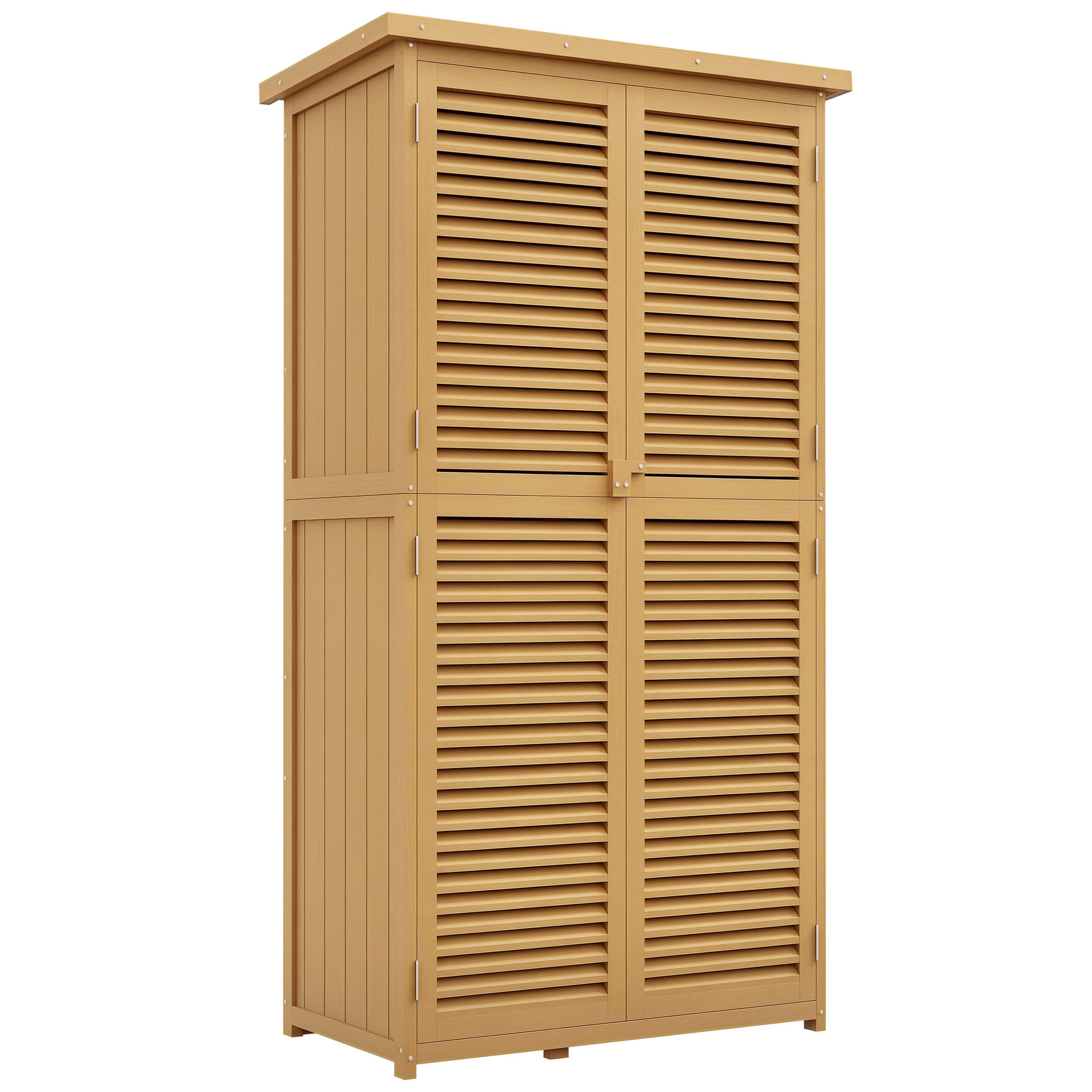 GERÄTESCHUPPEN DE-09231 Hellgelb - Gelb, Holz (87/160/46.5cm) - ComfortXL