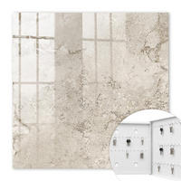 SCHLÜSSELBOX Weiß 30x30 cm – Türöffnung nach rechts - Beige Textur - Beige, Metall (30/30/5cm) - TULUP