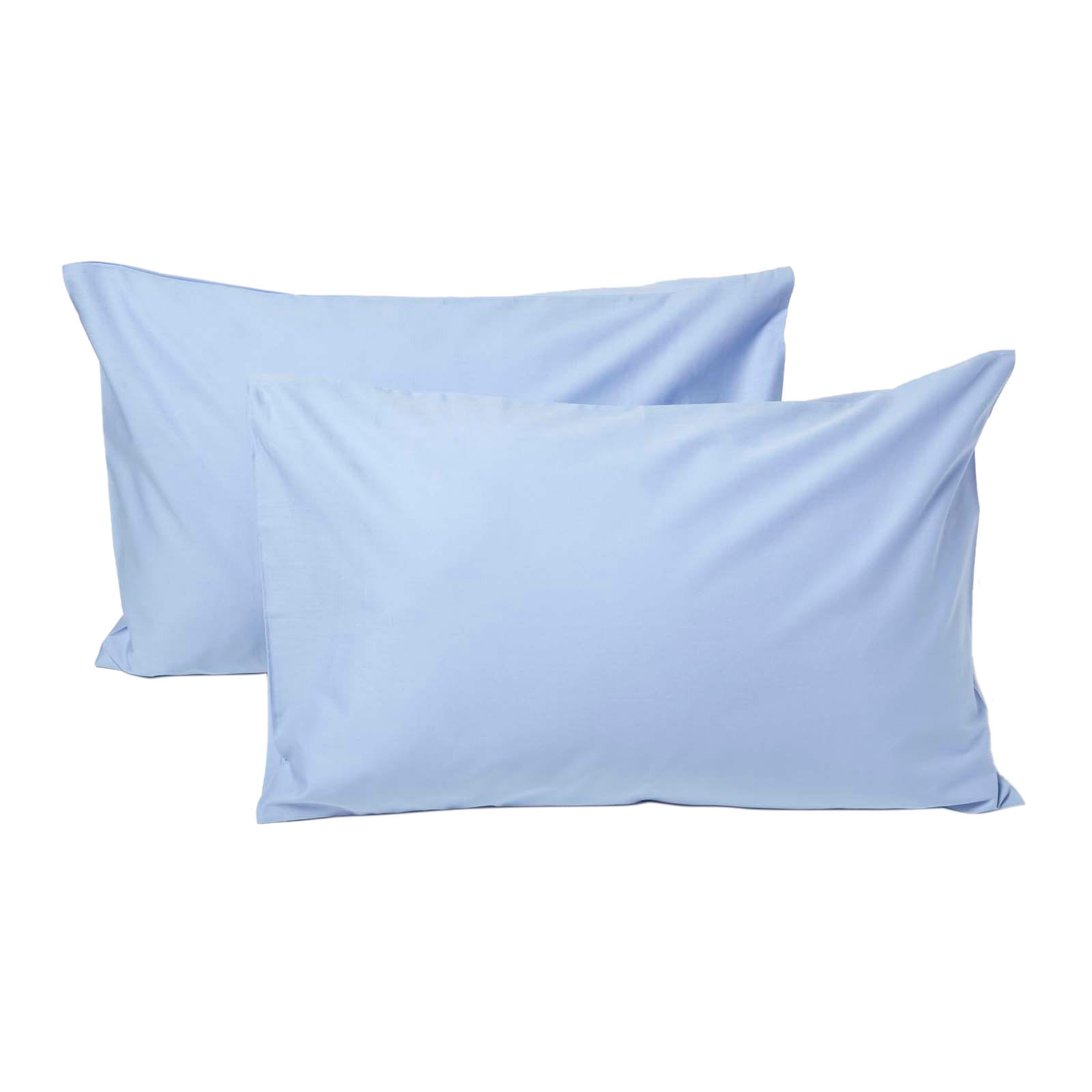 KINDER-KISSENBEZÜGE 2er-Set, Perkal - Blau, Textil (40/60cm) - Homescapes