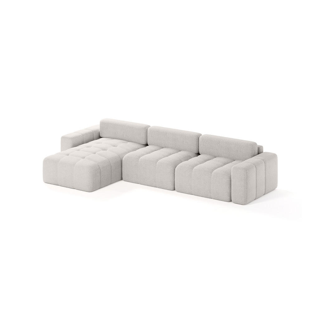 Thumbnail - Fedve Ecksofa, Grau, Textil, L-Form,L-Form, 346x185 cm, Wohnzimmer, Sofas & Couches, Wohnlandschaften, Ecksofas