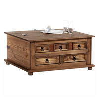 TRUHENTISCH TEQUILA - Braun, Holz (72/92/44cm) - IDIMEX