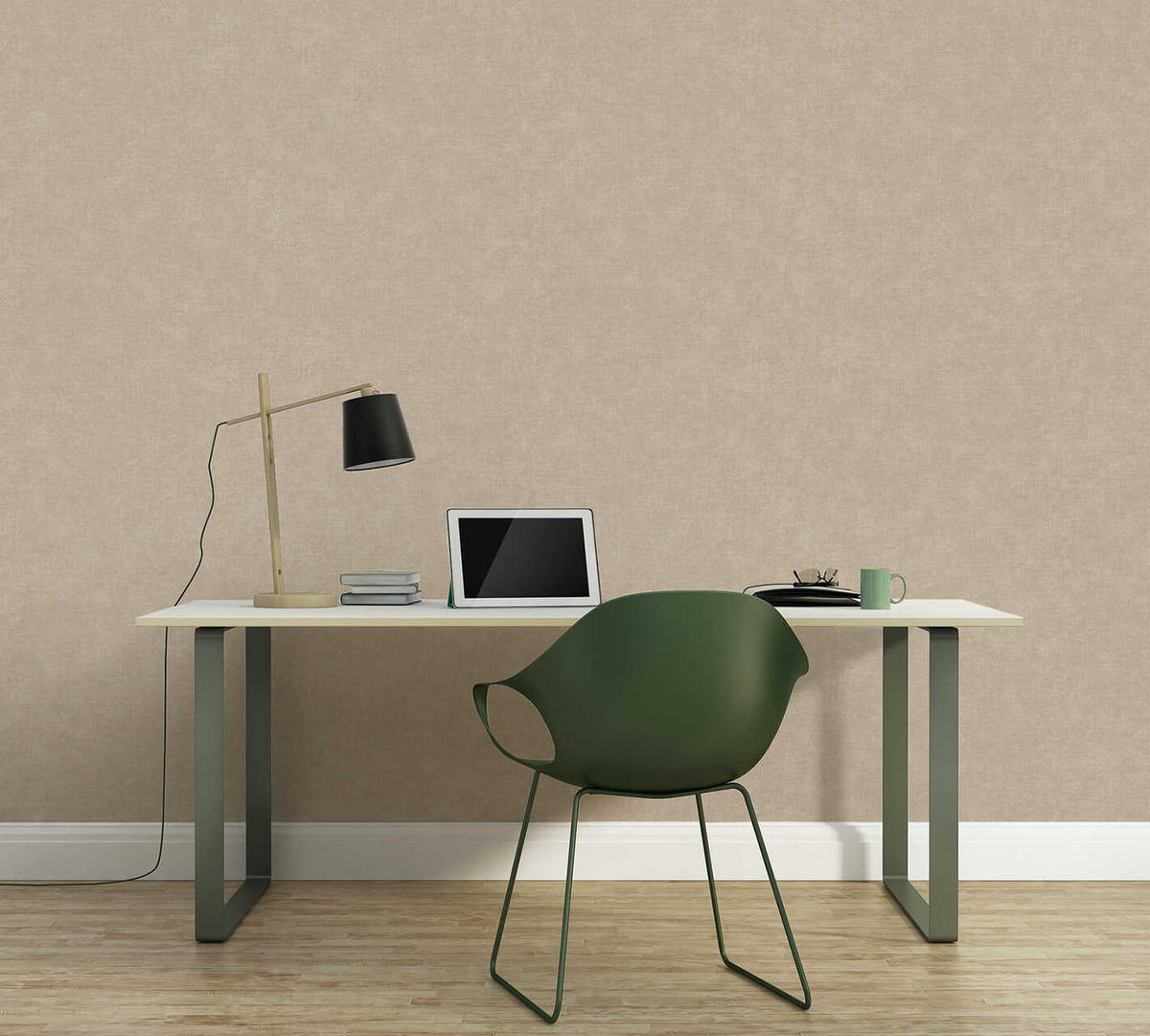 VLIESTAPETE Braun 53/1005 cm - Braun, Kunststoff/Textil (53/1cm) - KUNSTLOFT