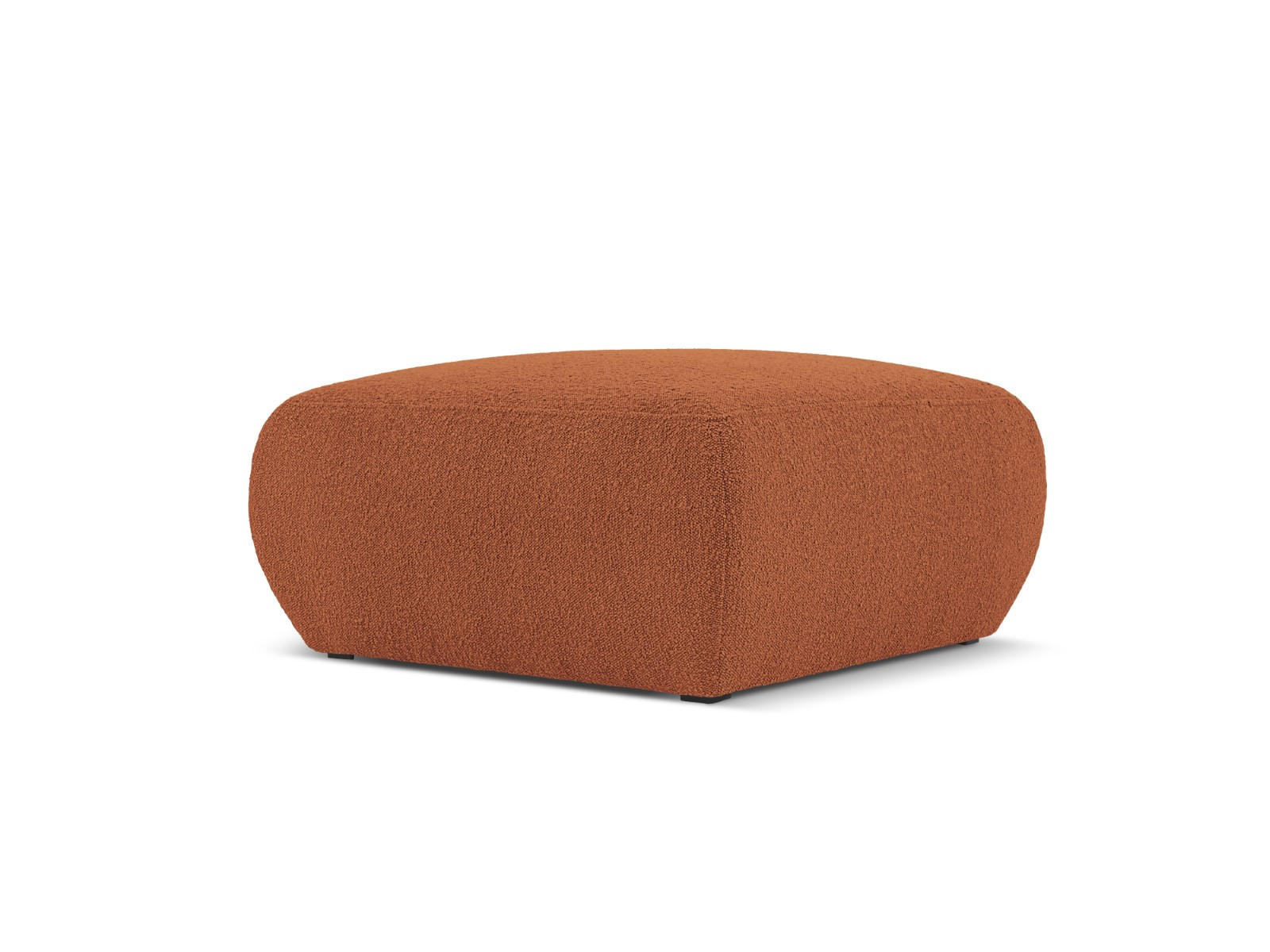 POUF Molino aus Boucle braun - Braun, Textil (75/36/75cm) - Micadoni