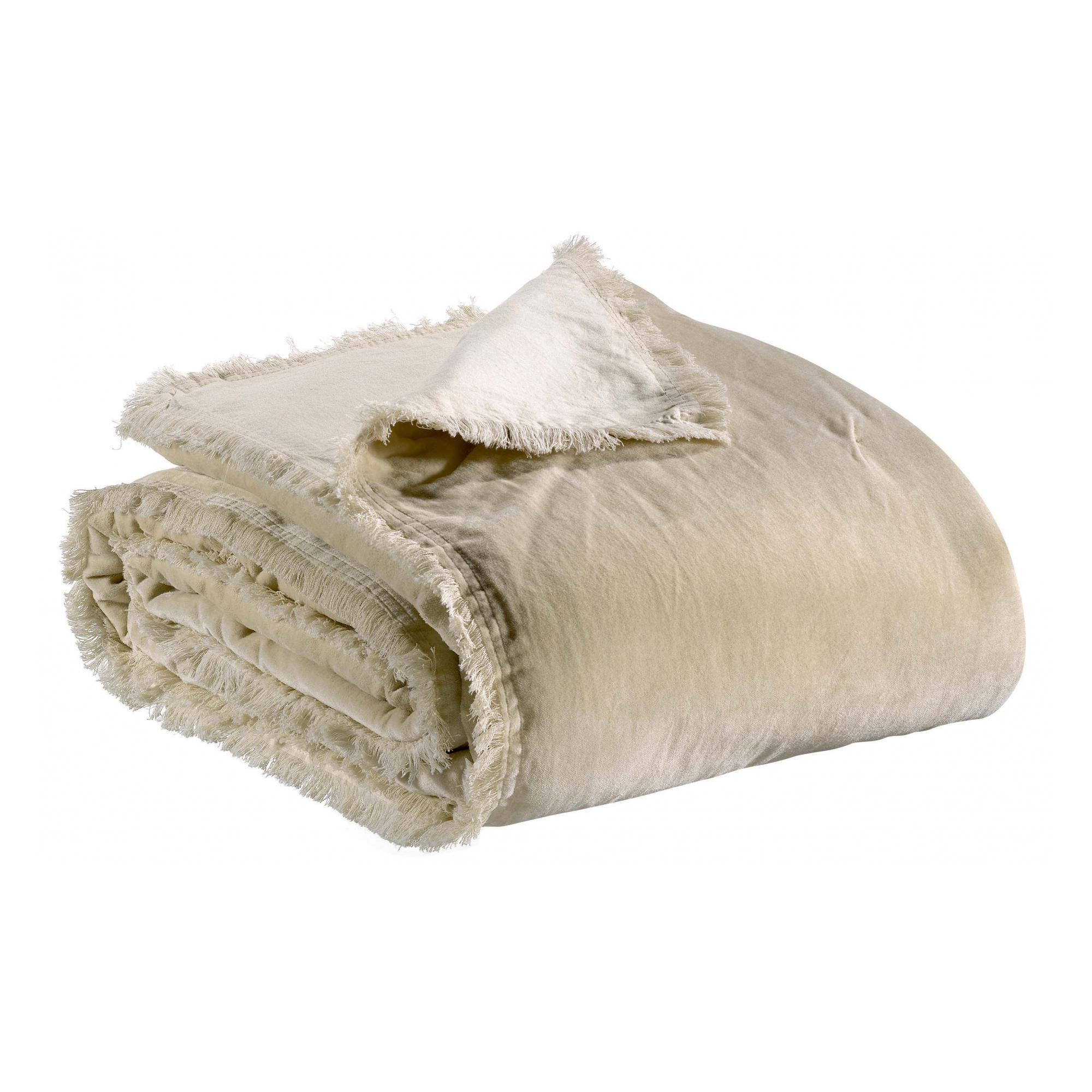 BETTÜBERWURF Fara leinen 240 x 260 cm - Braun, Textil (240/260cm) - Vivaraise