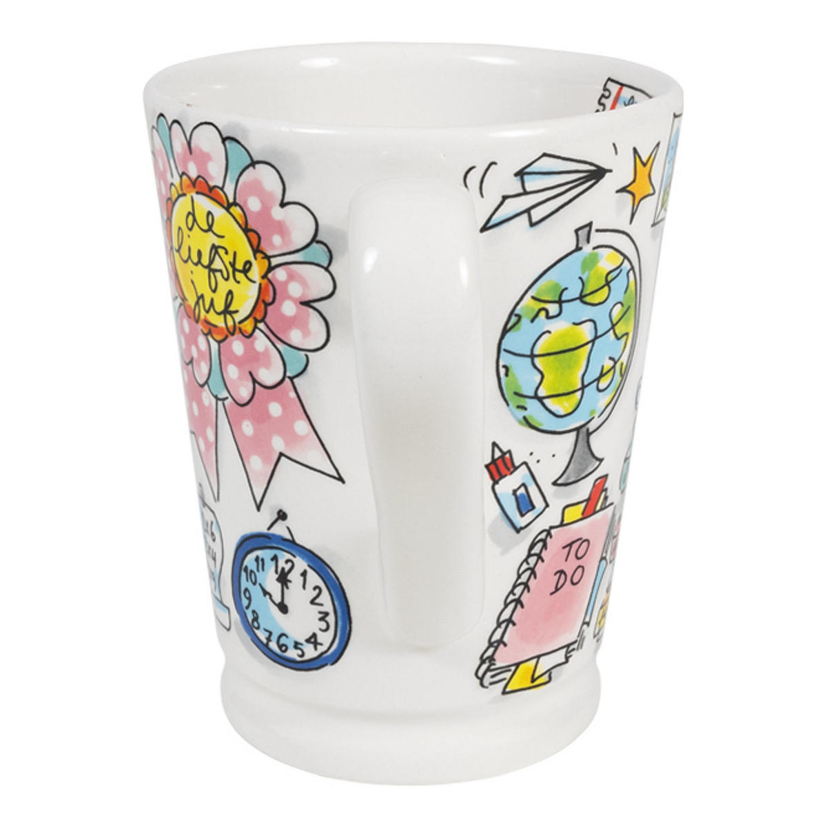 BECHER Lehrerin in Bunt - 500 ml - Multicolor, Keramik (0.5L) - Blond Amsterdam