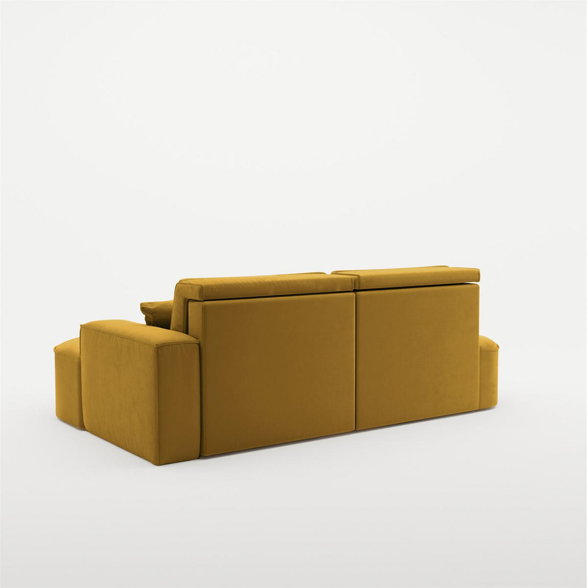 ECKSOFA Venedig Mit Schlaffunktion - Gelb, Holzwerkstoff/Textil (278/179cm) - Fun Möbel