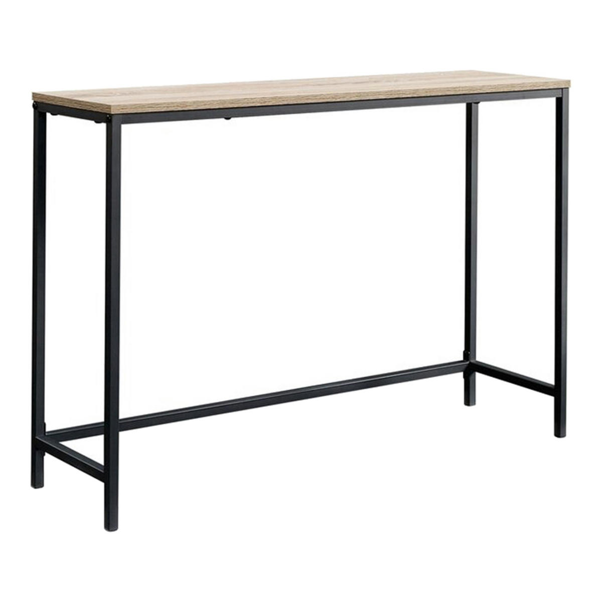 KONSOLENTISCH Kronoby - Eichefarben/Schwarz, Metall (30/100/80cm) - [en.casa]