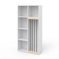 KINDERREGAL Marvin Weiß 72 x 143 cm - Weiß, Holzwerkstoff (72/143/29.1cm) - Vicco
