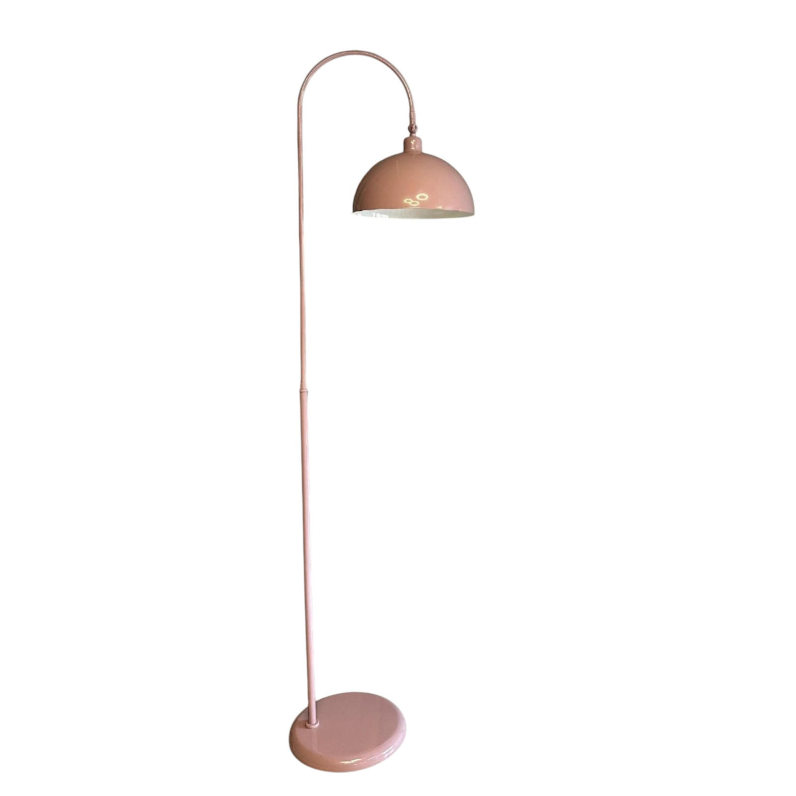 STEHLAMPE Gorkiede E27, verstellbarer Lampenschirm aus Metall - Flieder, Metall (37/37/170cm) - Bamyum