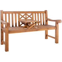 GARTENBANK 150/72 cm Holz Teak - Teakfarben, Holz (150/92/72cm) - CLP