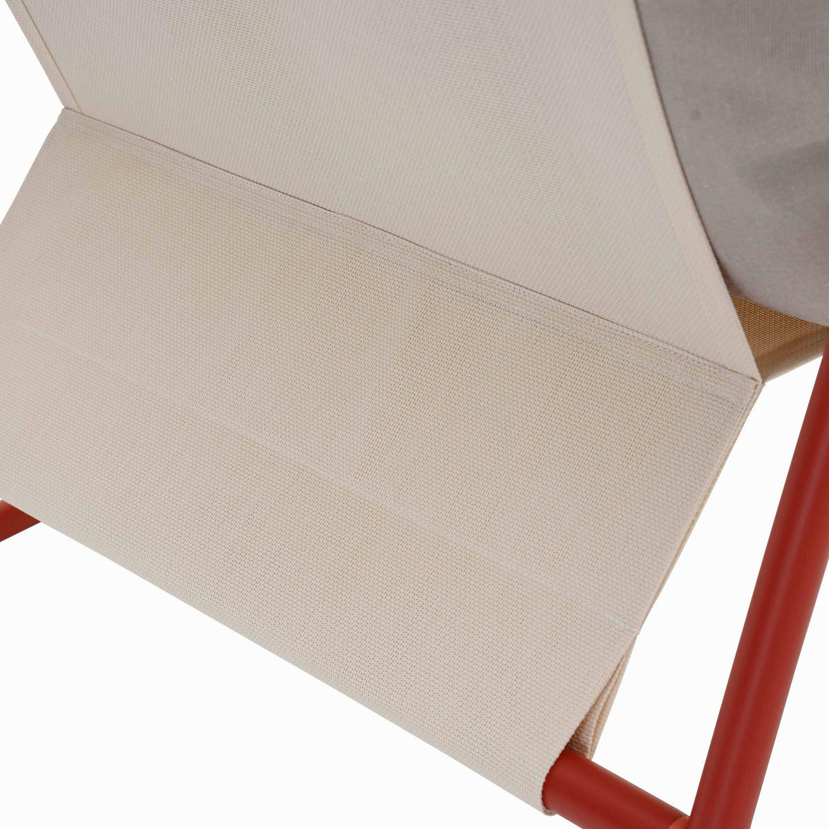 GARTENSET 4-Sitzer, Terrakotta - Rot, Textil - Oviala