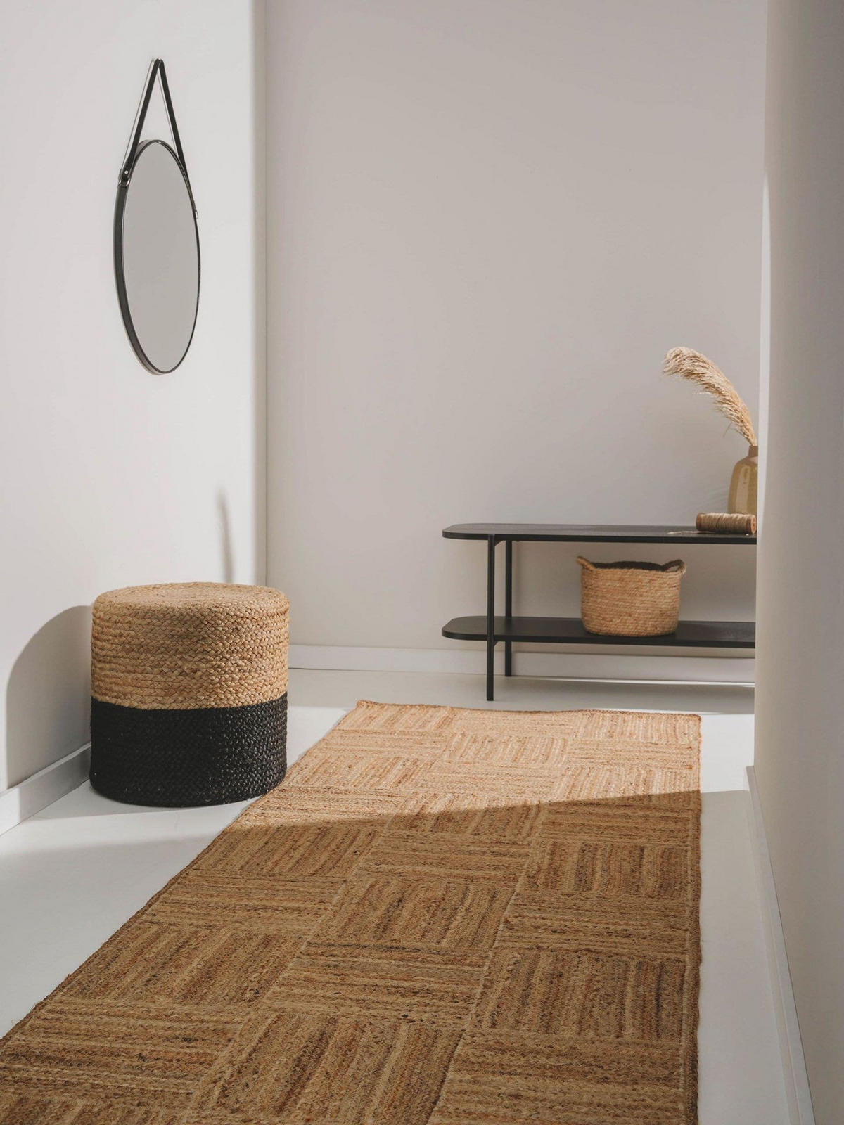 JUTELÄUFER Jutta Hellbraun 80x250 cm - Braun, Naturmaterialen (80/1cm) - KUNSTLOFT