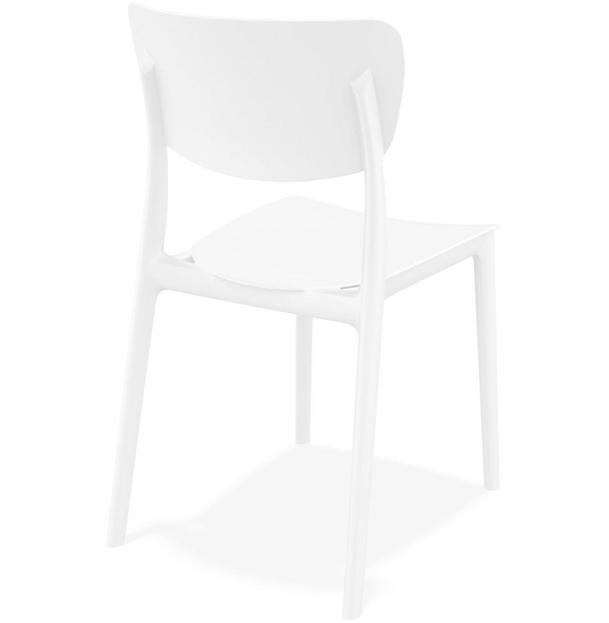 STUHL OMA Weiß - Weiß, Kunststoff (39/82/45cm) - Légia Home