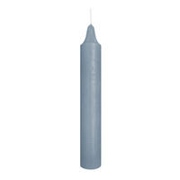 MARBLE Leuchterkerzen durchgefärbt Graublau 150 x 22 mm, 20er Set - Blaugrau, Paraffin (2.2/15/15cm) - Wiedemann Kerzen