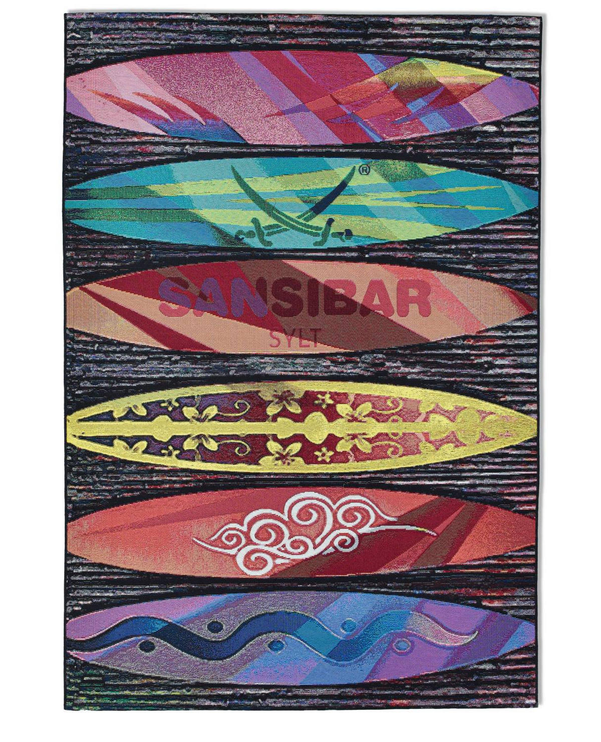 OUTDOORTEPPICH Rantum Beach 130x190 cm - Multicolor, Textil (130/190cm) - Sansibar SYLT