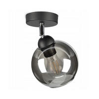 DECKENLEUCHTE HAGEN - Schwarz, Glas/Metall (15/15/21cm) - kiki design