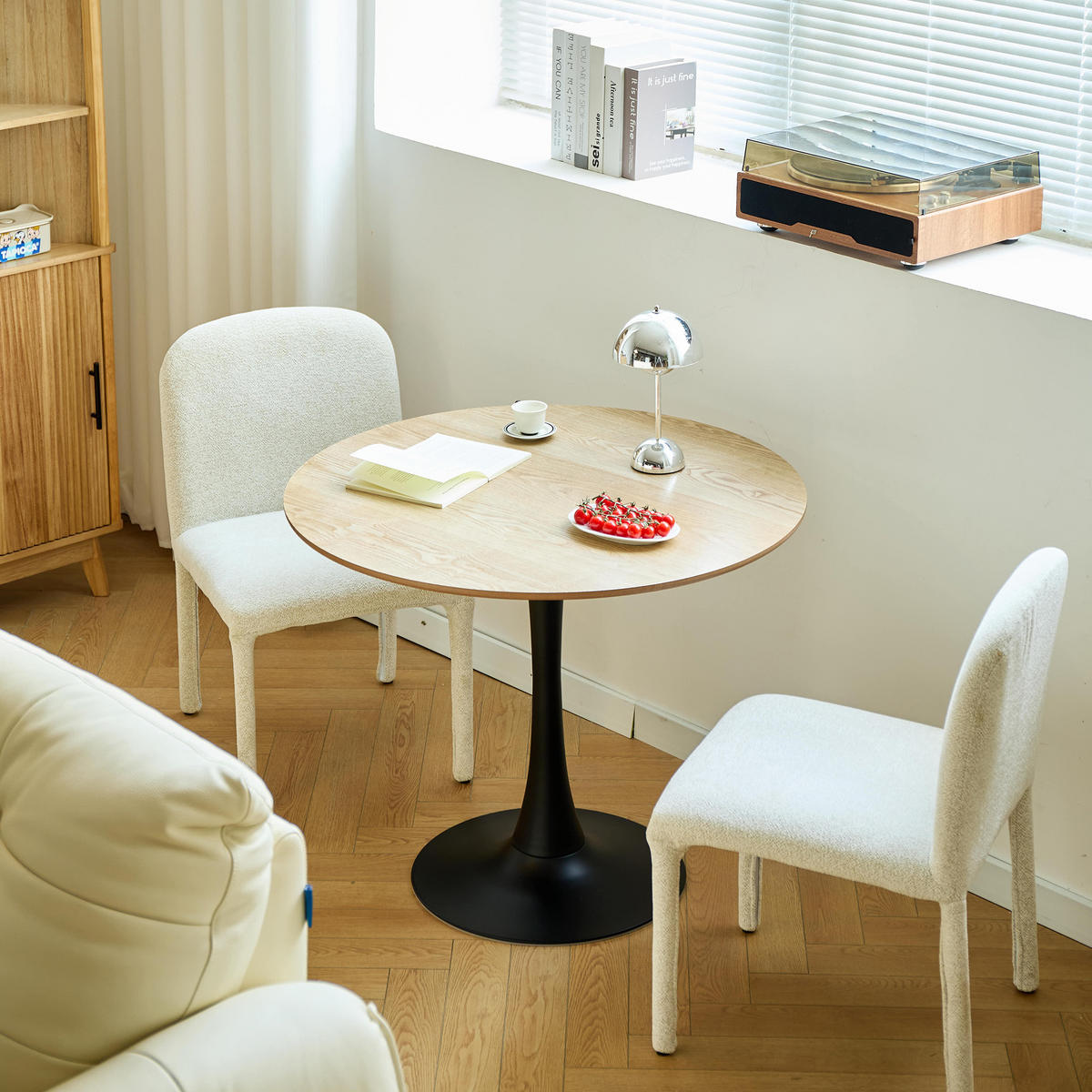 ESSTISCH Rund Braun 90 x 90 x 75 (cm) - Braun, Holz (90/90/75cm) - Nordlys