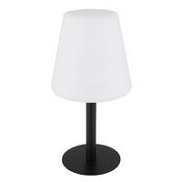 LED AUSSENLEUCHTE Solar schwarz weiß - Schwarz, Metall (15/15/30cm) - Globo Lighting